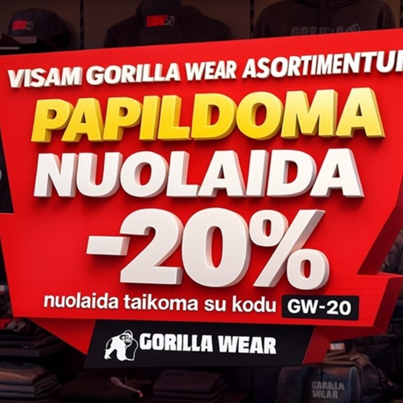 Gorilla wear nuolaida