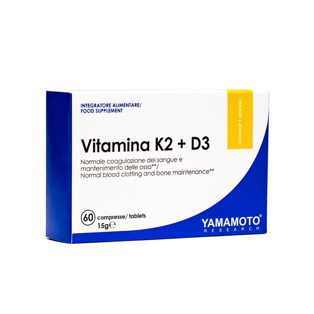 Yamamoto Nutrition Vitaminai K2 + D3 60 tab.