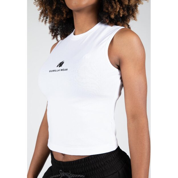 Gorilla Wear Livonia Crop Top - White