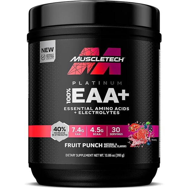 MuscleTech 100% Platinum EAA 30 porc. 399 g.