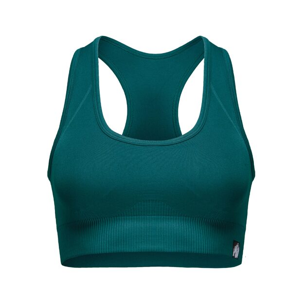 Gorilla Wear Yava Seamless Sports Bra - Green