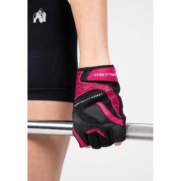 Gorilla Wear Women's Fitness Gloves 2.0 - Black/Pink