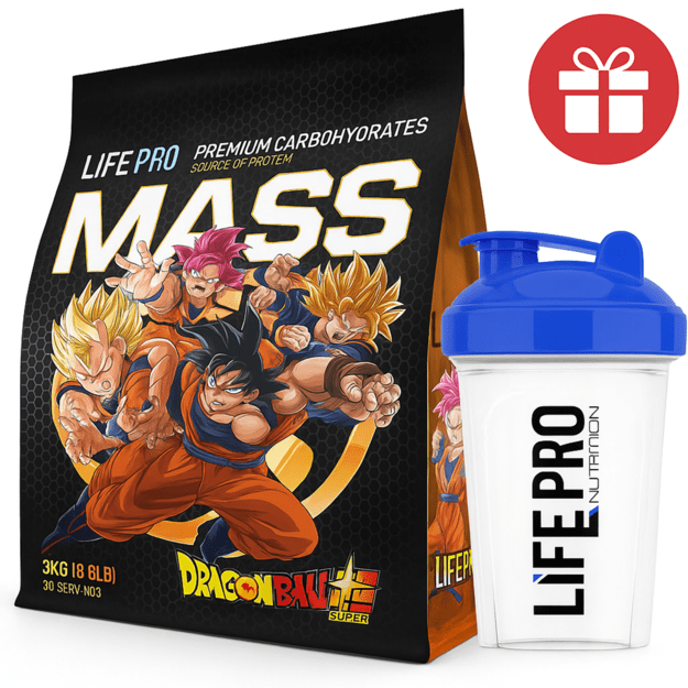 Life Pro Mass Gainer Dragon Ball Super 3kg + Dovana
