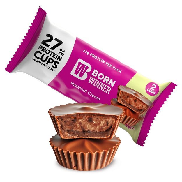 BW Protein Cups with Hazelnut filling 12 x 44 g