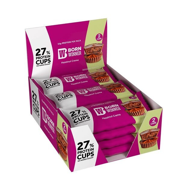BW Protein Cups with Hazelnut filling 12 x 44 g