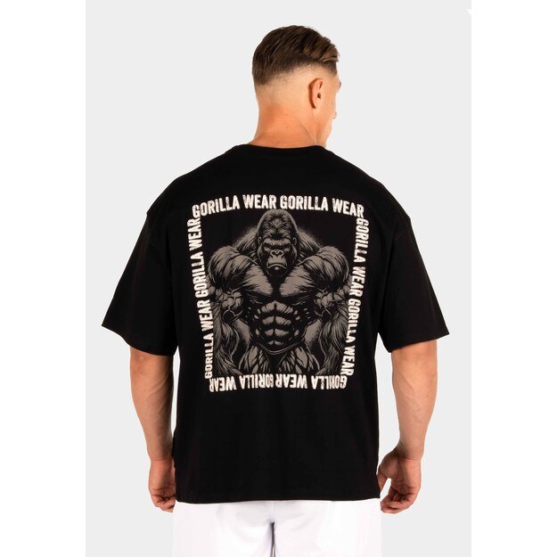 Gorilla Wear Philip Oversized T-Shirt - Black