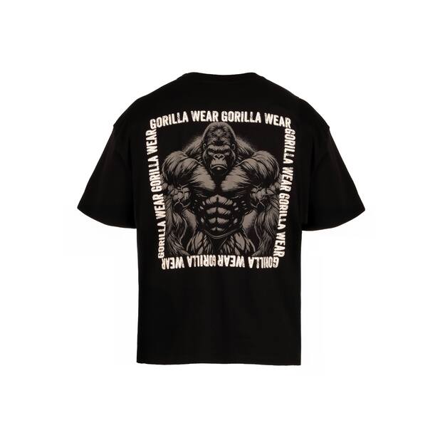 Gorilla Wear Philip Oversized T-Shirt - Black