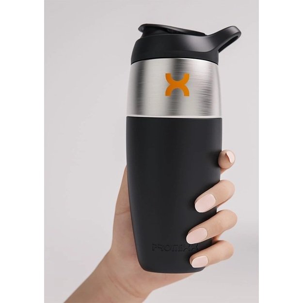 Promixx Pursuit Stainless Steel Shaker 950ml Black