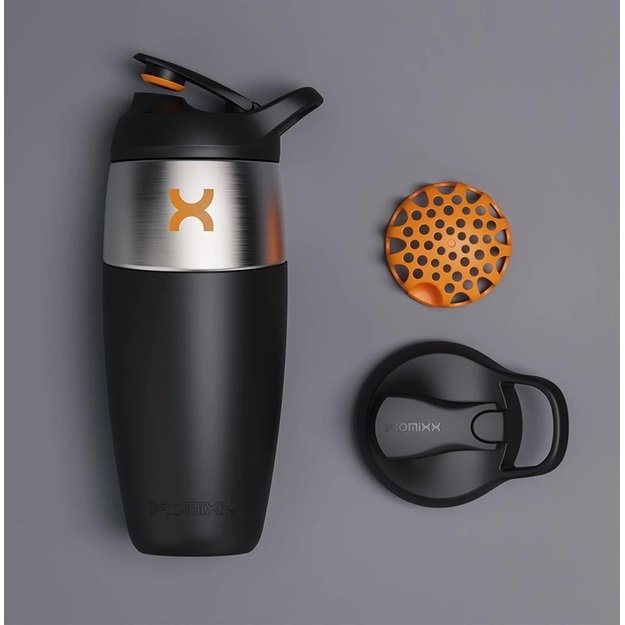 Promixx Pursuit Stainless Steel Shaker 950ml Black