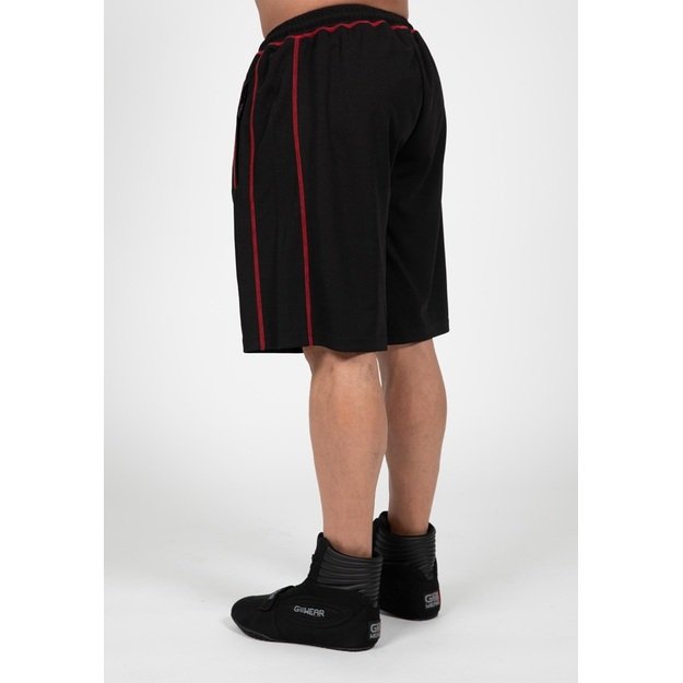 Gorilla Wear Marlow Mesh Shorts - Black/Red