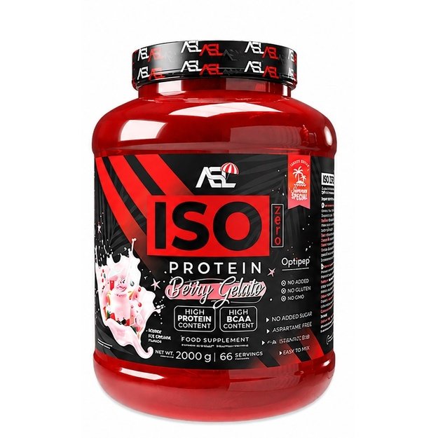 All Sports Labs Iso Zero Protein 2000g Summer Edition Berry Gelato