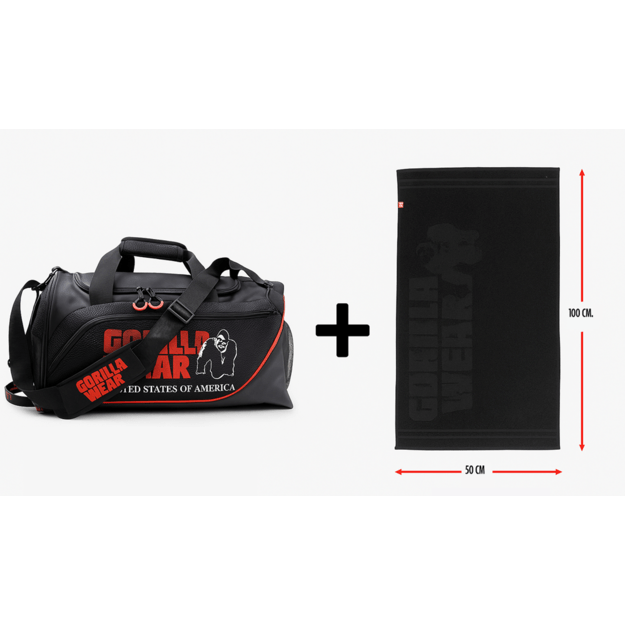 Gorilla Wear Jerome Gym Bag - Dovana rankšluostis Gorilla Wear Jerome Gym Bag - Dovana rankšluostis