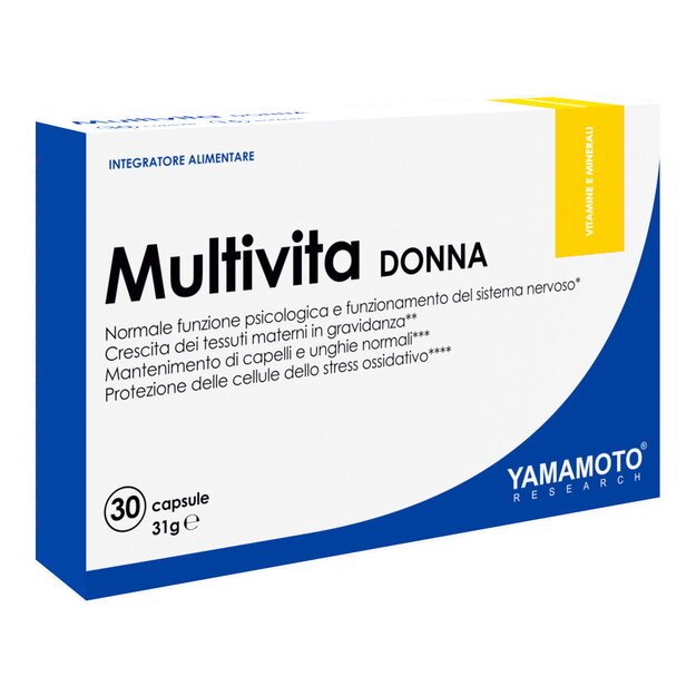 Yamamoto Multivita DONNA (vitaminai moterims) 30 kaps