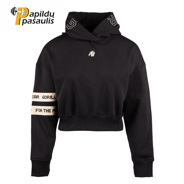 Gorilla Wear Tracey Cropped Hoodie - Black