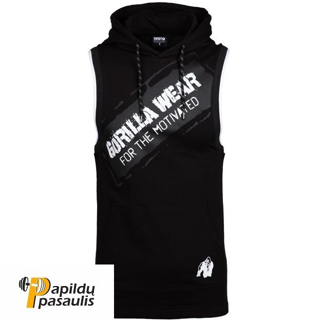 Gorilla Wear Loretto Hooded Tank Top - Black