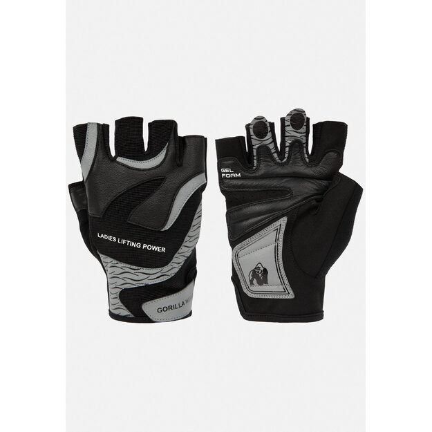 Gorilla Wear Women's Fitness Gloves 2.0 - Black/Gray