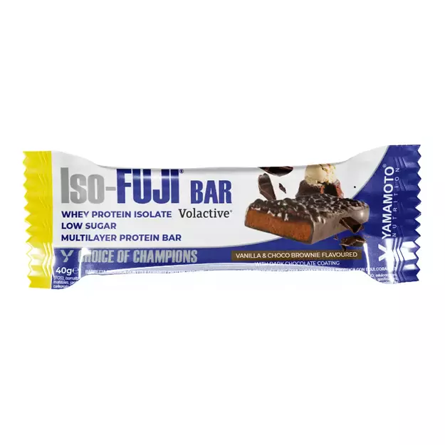 Yamamoto Nutrition ISO-FUJI BAR 40 gr (Vanilla Chocolate Brownie)