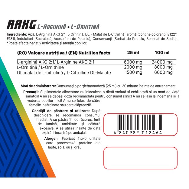 BalkanPharmaceuticals AAKG 20 x 25ml