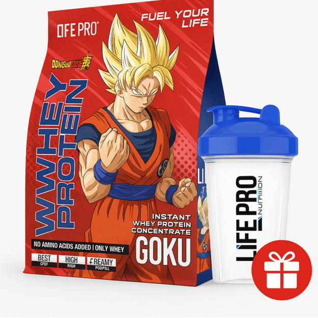 Life Pro Whey Dragon Ball Super Limited Edition Goku 1.8kg  + Dovana