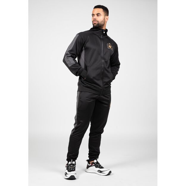 Gorilla Wear Devon Training Jacket - Black/Gray