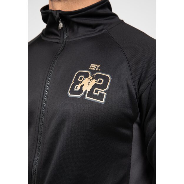 Gorilla Wear Devon Training Jacket - Black/Gray