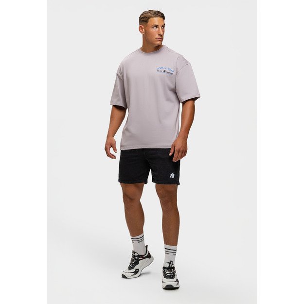Gorilla Wear Macon Oversized T-Shirt - Light Gray