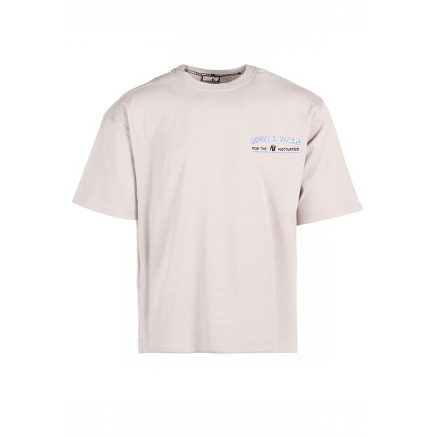 Gorilla Wear Macon Oversized T-Shirt - Light Gray