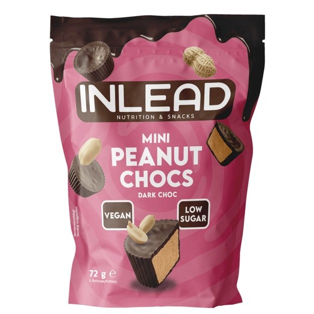 Inlead Mini Peanut Chocs 72g Dark Choc