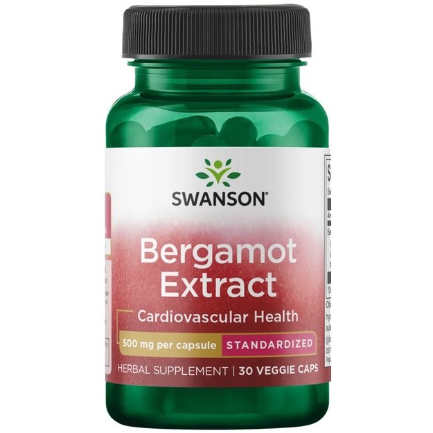 Swanson Bergamot Extract 500 mg 30 v.kaps