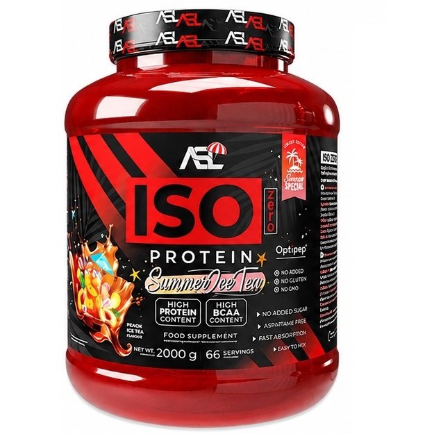 All Sports Labs Iso Zero Protein 2000g Limited Edition Summer Ice Tea