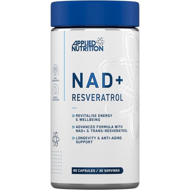Applied Nutrition  NAD+ Resveratrol 60 kaps