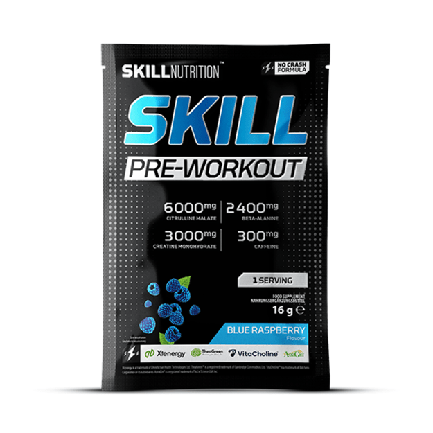 Skill Nutrition Skill Pre-Workout, Tropical Punch - 16 g (1 porcija)