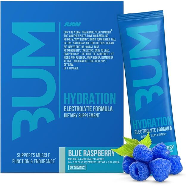 RAW Nutrition BUM Hydration 20 vnt x 6,1 g