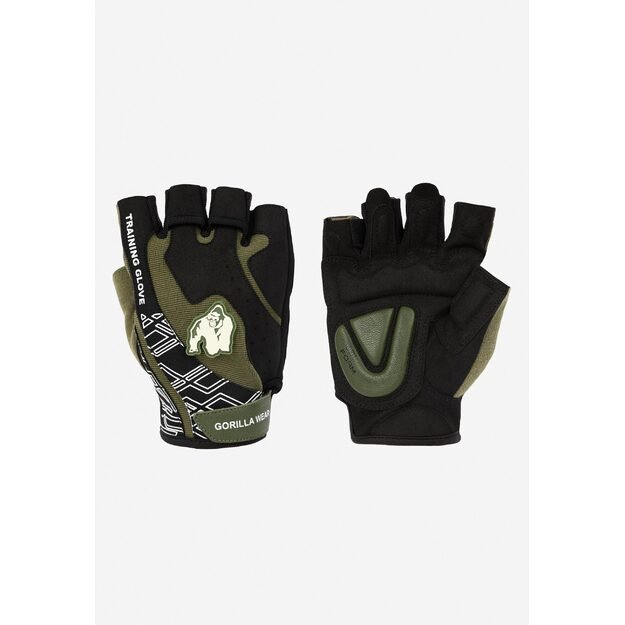 Gorilla Wear Mitchell Training Gloves 2.0 - Black/Army Green