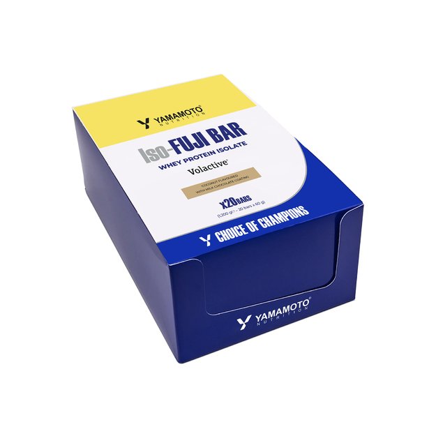 Yamamoto Nutrition ISO-FUJI BAR 40 gr Pilna dėžutė 20 vnt MIX
