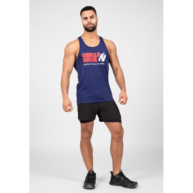 Gorilla Wear Classic Training Tank Top - Navy