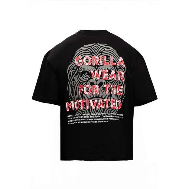 Gorilla Wear Macon Oversized T-Shirt - Black