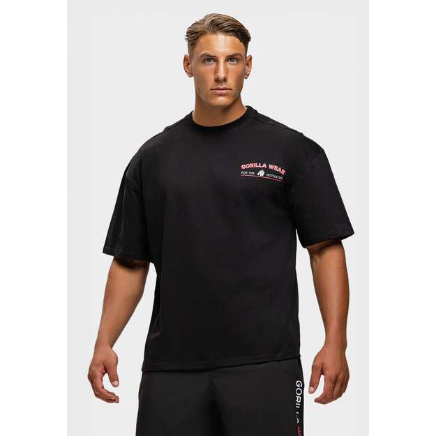 Gorilla Wear Macon Oversized T-Shirt - Black