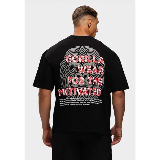 Gorilla Wear Macon Oversized T-Shirt - Black