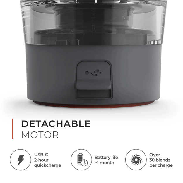 Promixx Pro Electric Shaker 600 ml Graphite Grey