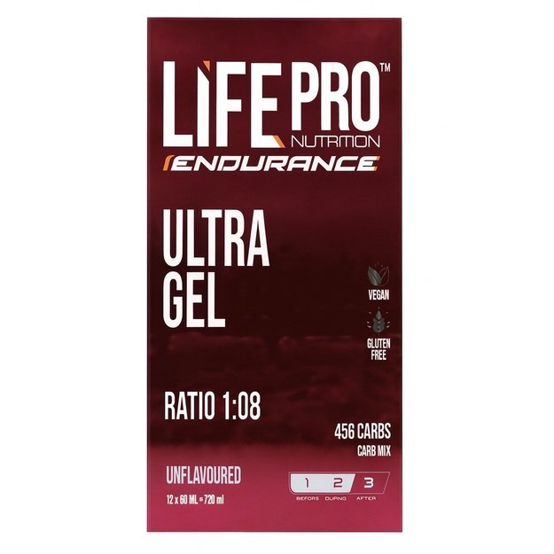 Life Pro Endurance Ultra Gel 1:08 12X60 ml be kofeino