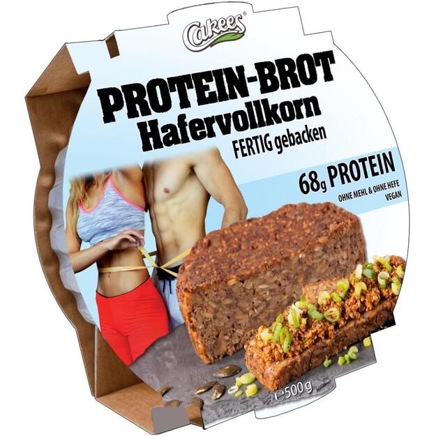 Cakees Fitness bread wholegrain oats 500g