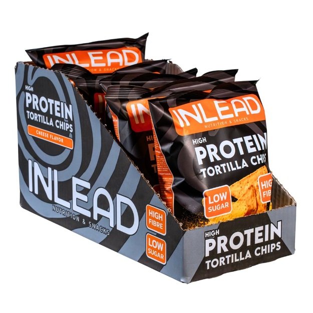 Inlead High Protein Tortilla Chips 6 x 50 g Cheese