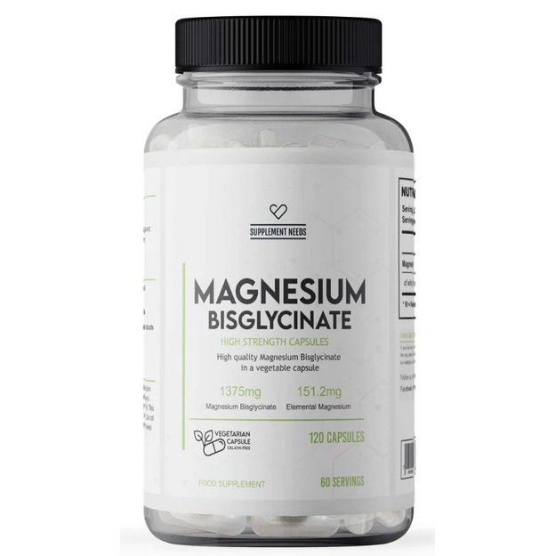 Supplement Needs Magnesium Bisglycinate 120 kaps