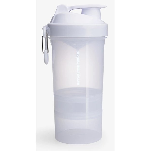 SmartShake Original 2go 600ml + 2 talpos White