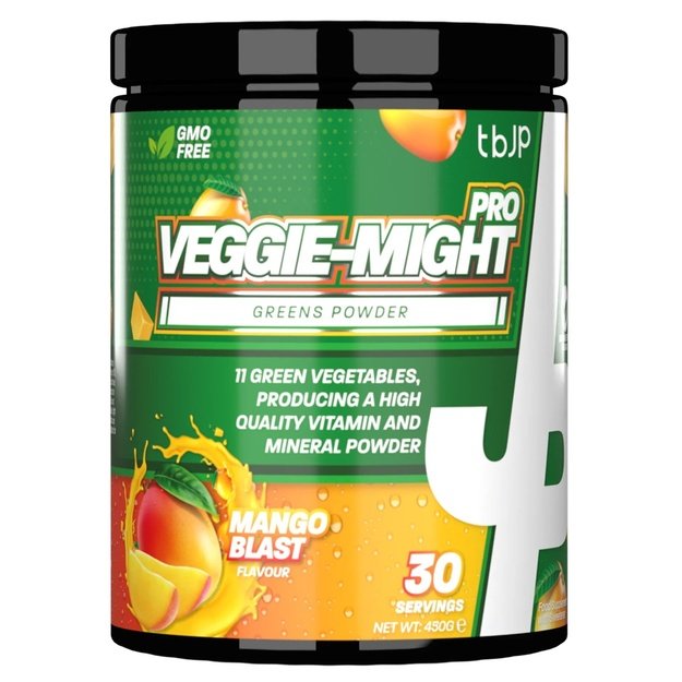 Trained by JP Veggie-Might Pro Mango Blast 450 g