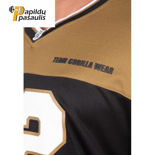 Gorilla Wear Trenton Football Jersey - Black/Gold