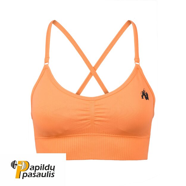 Gorilla Wear Olivia Seamless Sports Bra - Peach