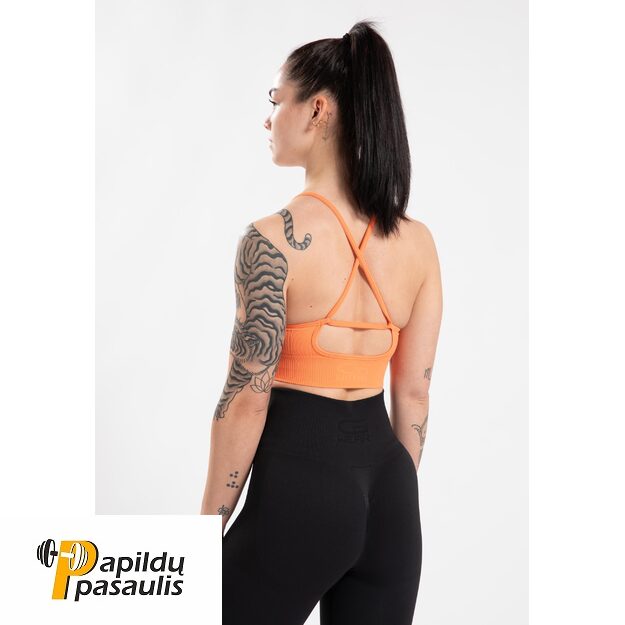 Gorilla Wear Olivia Seamless Sports Bra - Peach