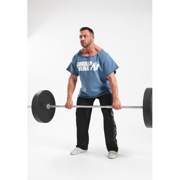 Gorilla Wear Classic Work Out Top - Coronet Blue